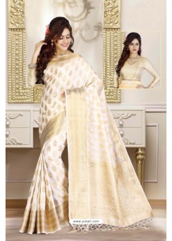 Dazzling Silk Party Wear Saree