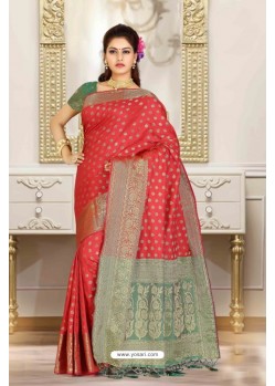 Marvelous Silk Tussar Party Wear Saree