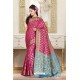 Magnificent Rani Banarasi Silk Party Wear Saree