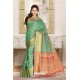 Markable Sea Green Party Wear Saree