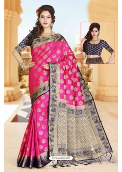 Delightful Zari Work Saree