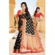 Fantastic Balck Zari Work Designer Saree