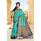 Fashionistic Turquoise Designer Saree