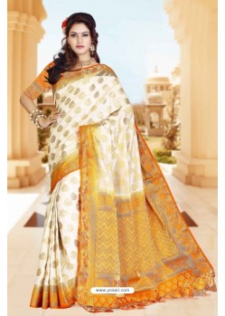 Beauteous Art Silk Tussar Zari Work Designer Saree