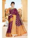 Perfect Art Silk Tussar Zari Work Designer Saree