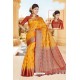 Fab Yellow Art Silk Zari Work Designer Saree