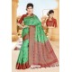 Charming Green Designer Saree