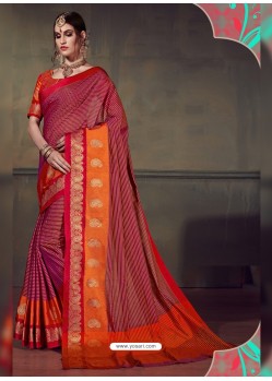 Admirable Multi Colour Cotton Silk Saree