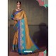 Asthetic Camel Cotton Silk Saree