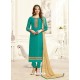 Magical Aqua Mint Churidar Suit