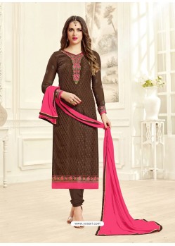 Flawless Brasso Georgette Churidar Suit