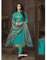 Mesmeric Cotton Satin Churidar Suit