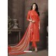 Radiant Cotton Satin Churidar Salwar Suit