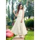 Cream Georgette Designer Readymade Tunic Kurti