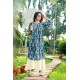 Blue Georgette Designer Readymade Tunic Kurti