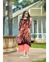 Brown Georgette Designer Party Wear Kurti