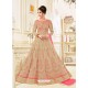 Beautiful Cream Designer Embroidered Anarkali Suit