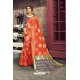 Stunning Red Jacquard Designer Silk Embellished Saree