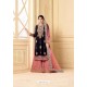 Modern Black Faux Georgette Heavy Embroidred Plazzo Suit