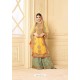 Exceptional Yellow Faux Georgette Heavy Embroidred Plazzo Suit