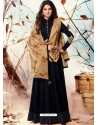 Beautiful Black Designer Floor Length Anarkali Suit