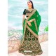 Dark Green Micro Velvet Embroidered Designer Lehenga Choli