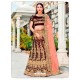 Attractive Maroon Micro Velvet Embroidered Wedding Lehenga Choli