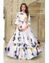 White Partywear Designer Readymade Kurti