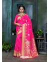 Rani Traditional Banarasi Silk Designer Saree