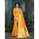 Yellow Traditional Banarasi Silk Designer Saree