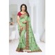 Sea Green Fancy Soft Silk Designer Saree