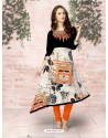 Multi Colour Embroidered And Printed Designer Readymade Kurti