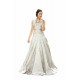 Awesome Off White Thread Embroidered Designer Readymade Gown