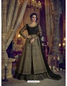 Black Heavy Embroidered Net Designer Anarkali Suit