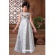 Grey Silk Hand Worked Party wear Readymade Girls Gown