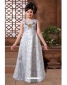 Grey Silk Hand Worked Party wear Readymade Girls Gown