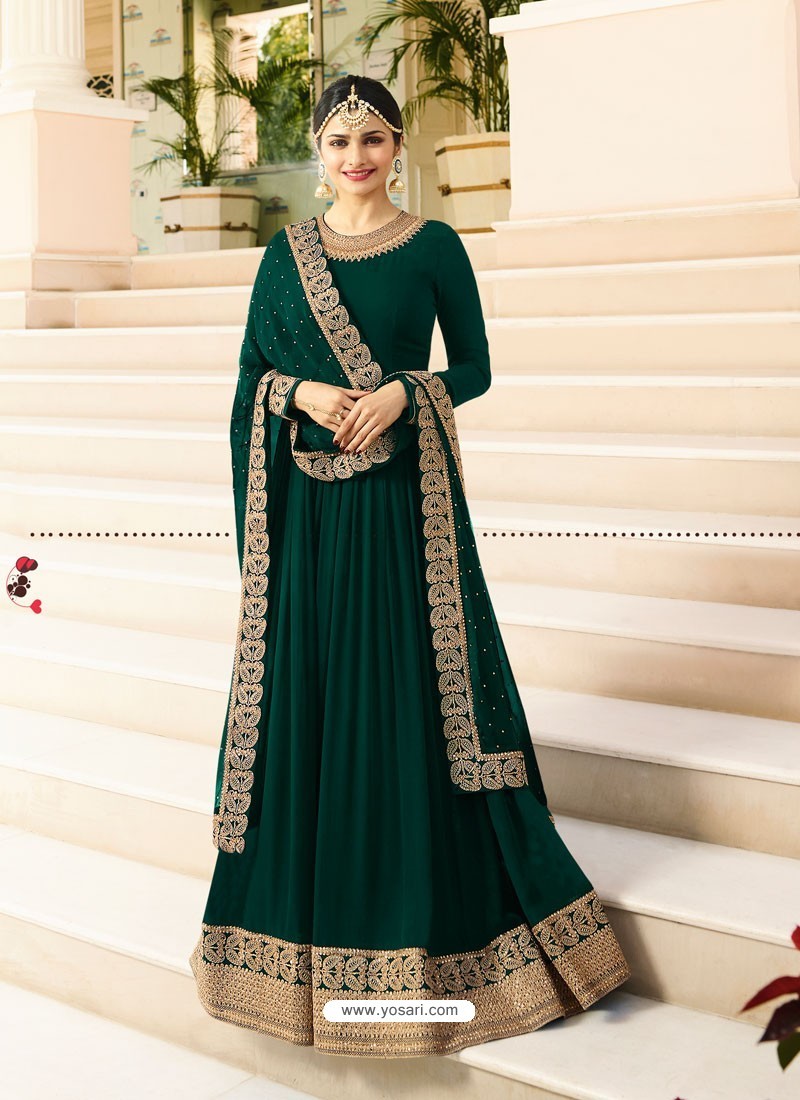 green frock suit
