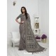 Desirable Dull Grey Pashmina silk Designer Saree