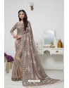Stunning Multi Colour Pashmina silk Designer Saree