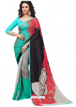 Beautiful Multicolor Sari