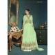 Sea Green Georgette Heavy Embroidered Party Wear Designer Anarkali Suit