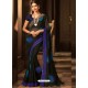 Multi Colour Georgette Embroidered Designer Party Wear Saree