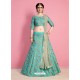 Charming Firozi Silk Desinger Wedding Lehenga Choli