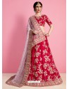 Crimson Silk Desinger Wedding Lehenga Choli