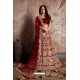 Exclusive Maroon Velvet Embroidered Designer Lehenga Choli