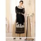 Lovely Black Velvet Designer Palazzo Suit