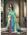 Unbelievable Multi Colour Glichi Silk Digital Printed Designer Saree