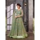 Green Net Georgette Designer Anarkali Suit