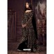 Black Net Heavy Embroidered Floor Length Anarkali Suit