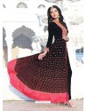 Black Georgette Embroidered Designer Anarkali Suit